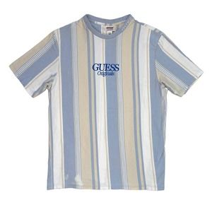 GUESS Originals Retro 90’s Vertical Striped T-Shirt size medium